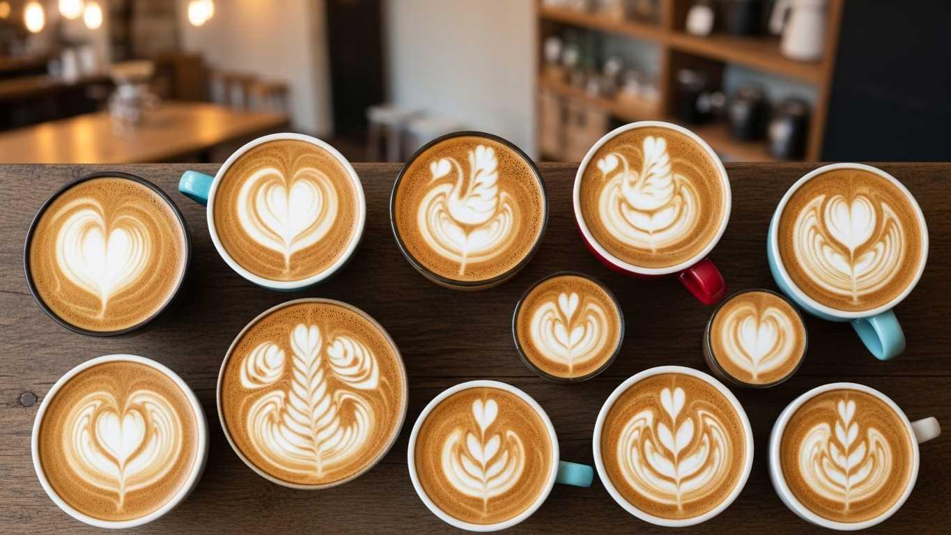 latte art ot prostyh form do slozhnyh risunkov 1